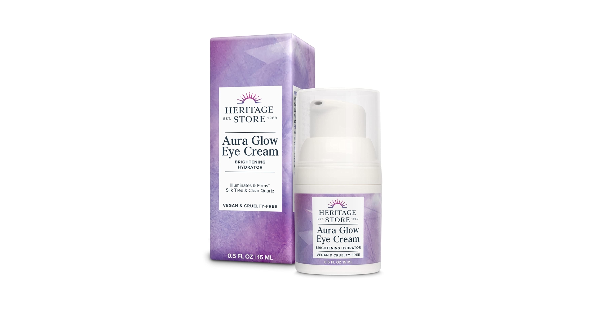 Amazon.com: HERITAGE STORE Aura Glow Eye Cream, Under Eye